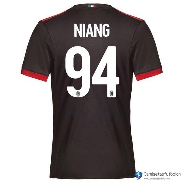 Camiseta Milan Tercera equipo Niang 2017-18